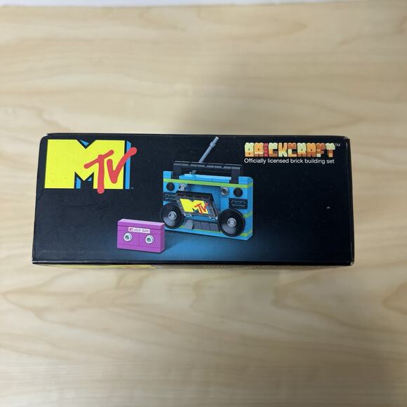 MTV Cassette Brick Building Set (80 Pcs) Brickcraft 2023 NIB - Picture 6 of 7